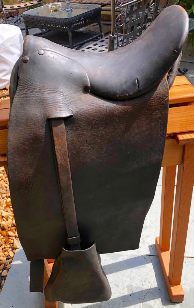 Southern Wagon Saddle Adapted For Confederate Military Use Perry