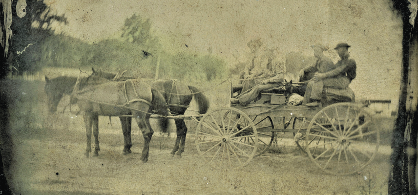 Rare Outdoor Image of Two Armed Confederate Sailors with Two Union ...