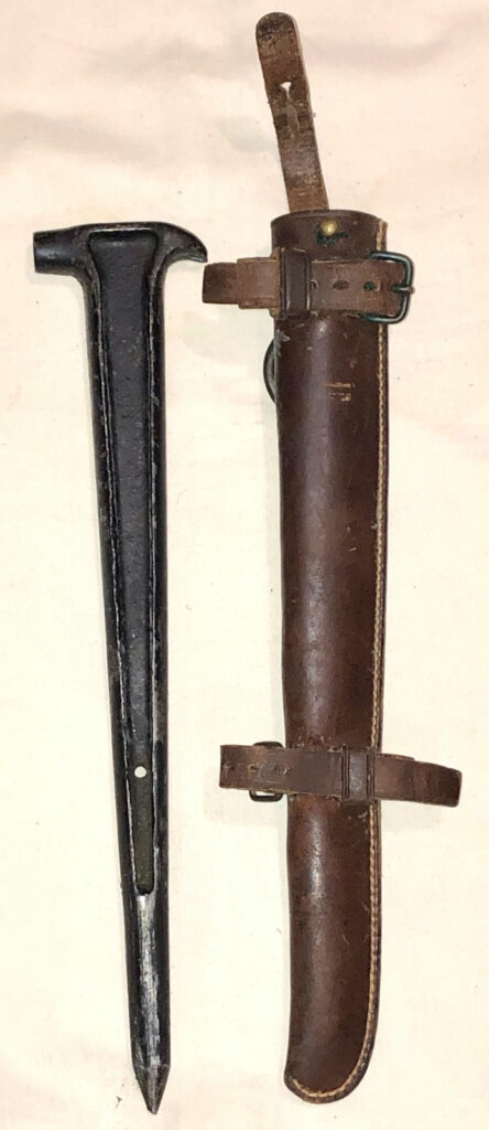 Pre-WWI US Army Cavalry M1912 Picket Pin and Leather Scabbard ...