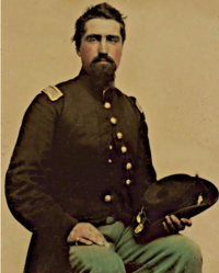 CW Officer colorized plumed hat